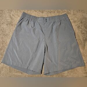 Burlebo Men's Everyday Shorts - River Rock Grey w/ Deer Camo Pockets